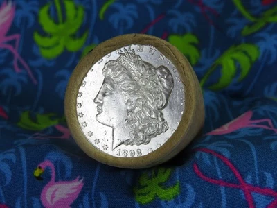 20 monedas UNC BU dólar Morgan 1892 FINAL / 7 sobre 8 TF FINAL BESTVER #4086 Foto 1 de 4