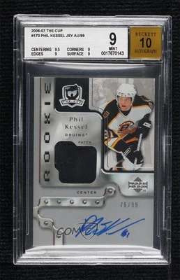 2006 Upper Deck The Cup /99 Phil Kessel #170 BGS 9 MINT RPA Rookie Patch Auto RC - Image 1 of 2