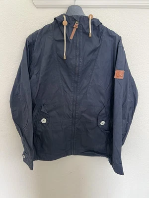 Penfield Hudson Jacket Mens Large Blue 65/35 Hudson Wax Hooded Raincoat (O) - Image 1 of 4