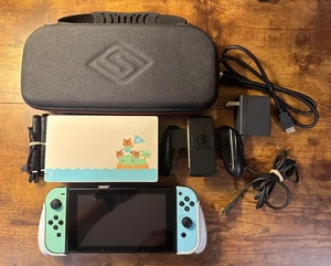 Pacchetto Joycon Console Nintendo Switch 32 GB Animal Crossing V2 con dock completo - Foto 1 di 22