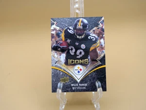 Willie Parker 2008 Upper Deck Icons #77 Pittsburgh Steelers - Imagen 1 de 2