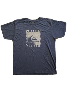 Quiksilver Mens Navy Graphic T-Shirt L - Picture 1 of 4