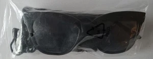 LIVHO Oversized Men/Women Black Frames and Black Lens +1.00 Sunglasses. New - Picture 1 of 6