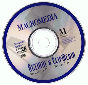 Macromedia Action! v. 2.5 SE and ClipMedia v. 2 SE (PC, 1993) - Picture 1 of 2
