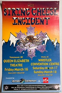 STRING CHEESE INCIDENT VANCOUVER WHISTLER Queen Elizabeth Theatre Tour Poster - Picture 1 of 6