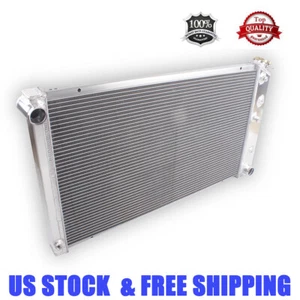 3Row Aluminum Radiator For Oldsmobile Cutlass 68-72/Pontiac GTO LeMans 68-73Core - Bild 1 von 10