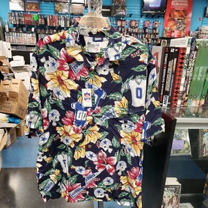Reyn Spooner Dallas Cowboys Hawaiian Hibiscus Shirt New w/tags LARGE - Picture 1 of 4