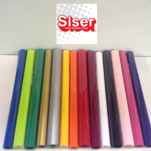 SISER EasyWeed Heat Transfer Vinyl Tshirt /Textile HTV 12" x 36" rolls 14 colors - Picture 1 of 2