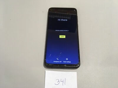 MOTOROLA MOTO G POWER 2020 XT2041-4 US CELLULAR 64GB BLACK 341 - Image 1 of 4