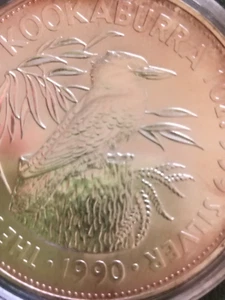 EMIBOR - 1º moneda de la serie Kookaburra plata S/C 1990 - Imagen 1 de 5
