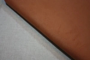 Upholstery Microfiber -  Suede Cloth fabric backed - 1 yard Pumpkin - Picture 1 of 3