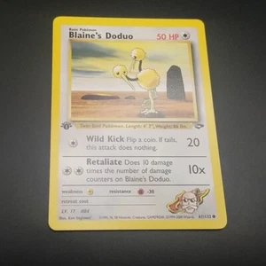 BLAINE'S DODUO 61/132 - 1ª EDICIÓN - Desafío Gimnasio - TARJETA POKEMON WOTC - CASI NUEVO - Imagen 1 de 2