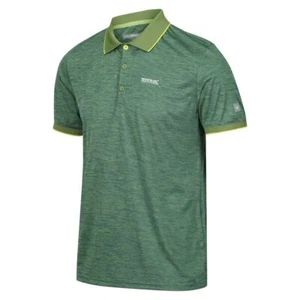 Regatta Remex II Pique Polo Green, Men's Short Sleeve Polo - Picture 1 of 1