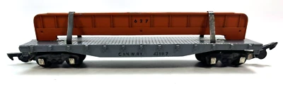 S American Flyer Post War Chicago & Northwestern  Flat Car 42597 w/ Steel Girder - Image 1 of 4