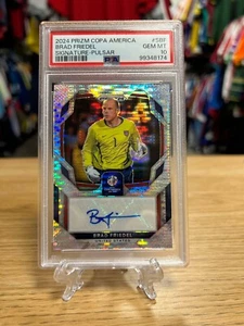 Brad Friedel 2024 Panini Prizm Copa America Neon Pulsar AUTO S-BF PSA 10 USA - Bild 1 von 2