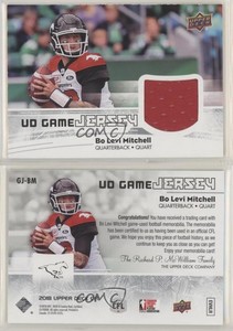 2018 Upper Deck CFL UD Game Jersey Bo Levi Mitchell #GJ-BM