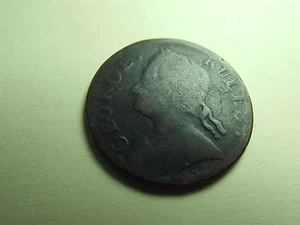 George Rules IC Electat Rus C II Half-Penny 1774 Colonial Evasion Token (6718) - Picture 1 of 1