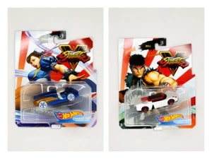 Hot Wheels Street Fighter Chun-Li Ryu Set mit zwei Druckguss-Autos - Bild 1 von 5