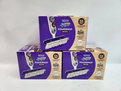 Almohadilla para fregona Powermop de madera Swiffer 24 recambios para pisos terminados 3 cajas Foto 1 de 4