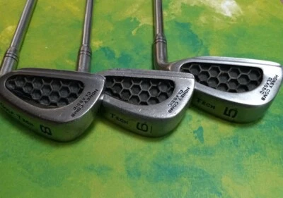  Honey comb Golf tech RH  Irons #5 38" , #6 37" & # 7 36" Apollo Shaft Mint Grip - Image 1 of 4