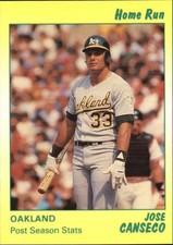 1991 Star Home Run #3 Jose Canseco A's  /1500 C46572 - NM-MT