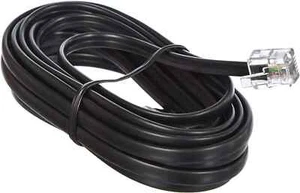 Cable telefonico / de telefono Goobay RJ11 4 hilos 3m Negro 50317 - Photo 1/6