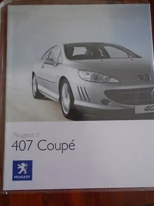 Peugeot 407 Coupe brochure Aug 2007 UK market - Picture 1 of 1