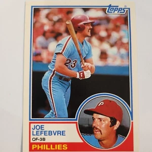 1983 Topps Traded - #61T Joe Lefebvre - Picture 1 of 2