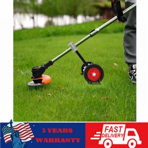 String Trimmer Support Wheel Walk Behind Auxiliary Wheel Adjustable Hight - Picture 1 of 16