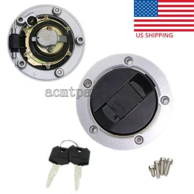 Fuel Gas Cap Cover Lock Key For Suzuki GSXR600 GSXR750 GSXR1000 2004-2016 Foto 1 de 4