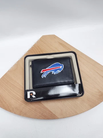 Buffalo Bills Embroidered Leather TRIFOLD Wallet - NFL Cover