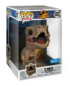 ¡FUNKO POP! PELÍCULAS JURASSIC WORLD DOMINION EXCLUSIVAS SUPER TALLA 1222 T.REX NUEVAS - Imagen 1 de 2