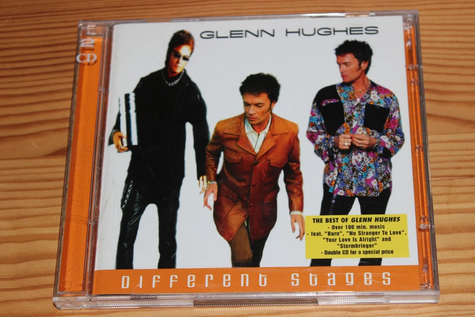 GLENN HUGHES - DIFFERENT STAGES - BEST OF - 2 CDs TOP -Black Sabbath,Deep Purple - Bild 1 von 1