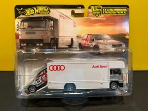 1/64 HOT WHEELS TEAM TRANSPORT AUDI S4 QUATTRO & FLEET FLYER MULTI-COLOR - Bild 1 von 2