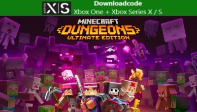 NEU für XBOX One Series X S Spiel Minecraft Dungeons Ultimate Edit Download Code - Bild 1 von 4