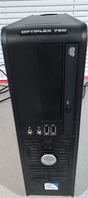 Dell Optiplex 760 DT Intel Celeron 440 2GHz 1GB RAM 74GB HD WINDOWS 7 ULTIMATE - Image 1 of 4
