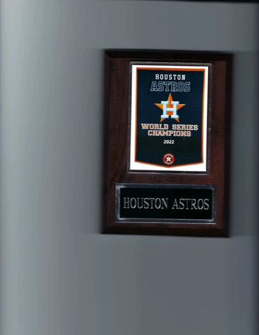 HOUSTON ASTROS WORLD SERIES PLAQUE BASEBALL CHAMPIONS CHAMPS MLB 2022 Cover