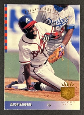 Deion Sanders 1993 SP #62 Atlanta Braves - Image 1 of 2