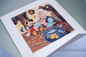Disney Special Edition Lithograph Print Pinocchio - AT&T True Rewards Art - Picture 1 of 7