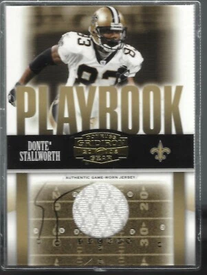 Donte Stallworth 2006 Donruss Gridiron Gear Playbook Jsy O's 241/250 Card# PB-14 - Image 1 of 4