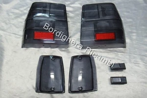 FIAT UNO TURBO 1.3 GEMME PLASTICHE FANALI POSTERIORI TOTAL BLACK FUME' + FRECCE - Imagen 1 de 6