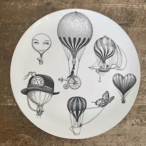 Plato Globo Rory Dobner Porcelana Hueso China 10.5"" Aire Caliente Grande - Imagen 1 de 9