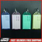 40PCS Key Labels 4 Assorted Colors Plastic Key Identifiers with Flap for Luggage