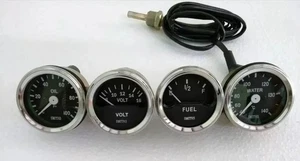 Smiths-52mm-Kit-Temp-Oil-Fuel-Oil Temp Gauge Volt +Amp Gauges --Replica - Picture 1 of 4