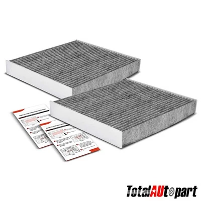 2 件活性炭舱空气过滤器适用于保时捷 Panamera 2010 - 2018 97057362300 — 第 1/4 张图片