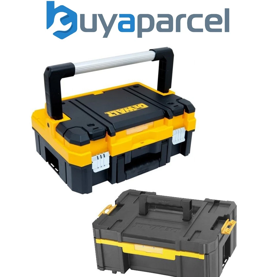 Dewalt DWST1-70704 TSTAK I + DWST1-70705 TStak III Stackable Tool Storage Boxes