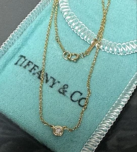 Rare Tiffany Co. Necklace Diamond By The Yard - Picture 1 of 7