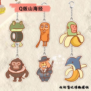 tungtungtung sahur Keychain Acrylic Pendant Phone Lanyard Cartoon Keyring 6pcs - Picture 1 of 11