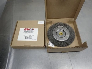 2 ¡NUEVOS! Cepillo de rueda de alambre con nudo de crimpado radial CGW 6".014 1/2-5/8 A.H. 60182 - Imagen 1 de 2
