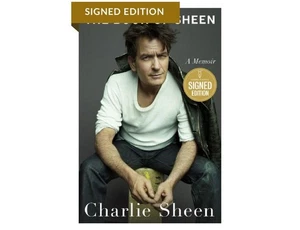 SIGNIERTES Charlie Sheen Buch The Book Of Sheen Erstausgabe Hardcover & Echtheitszertifikat Autogramm - Bild 1 von 6